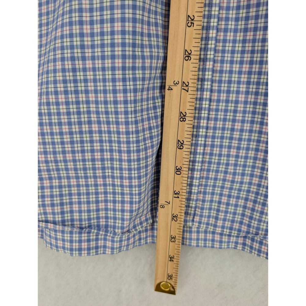 Ralph Lauren Plaid Button Down 3XB Blue Pink Cotton Long Sleeve Big Tall Shirt - Picture 9 of 9